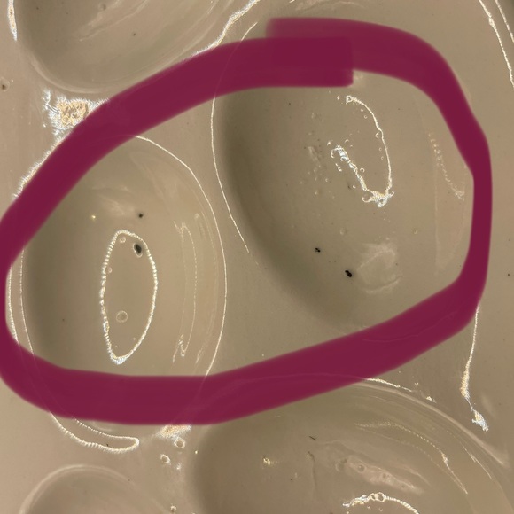 Beautiful Unique Ceramic Deviled Egg Serving Tray - Picture 12 of 12